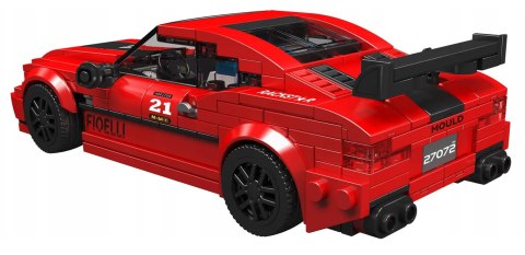 Zestaw Klocków Pojazd Sportowe Czerwone 481el.