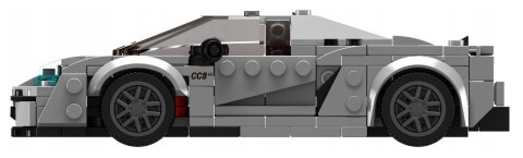 Zestaw Klocków Pojazd Sportowe Srebrne 388el.