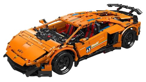 Zestaw Klocków Pojazd Sportowy Pomarańczowy 1620el.