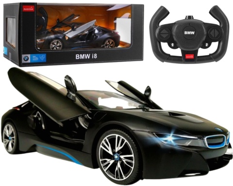 Autko R C BMW i8 Czarny 1 14 RASTAR