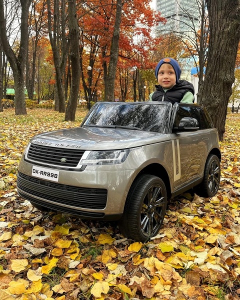 Auto Na Akumulator Range Rover DK-RR998 24V Szare/srebrne Lakierowane + panel MP4