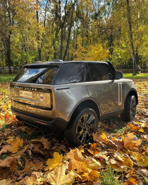 Auto Na Akumulator Range Rover DK-RR998 24V Szare/srebrne Lakierowane + panel MP4
