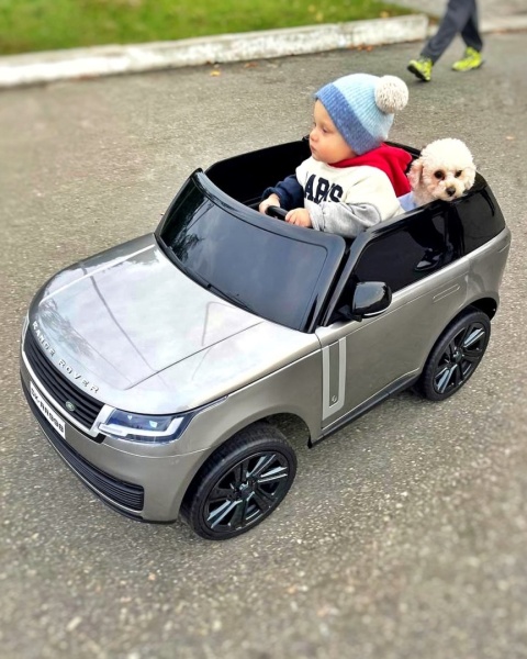 Auto Na Akumulator Range Rover DK-RR998 24V Szare/srebrne Lakierowane + panel MP4