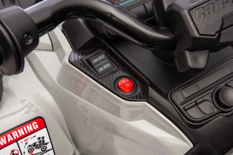 Duży Quad na akumulator + PRZYCZEPA Can Am Outlander 4x200W 24V ATV Szary