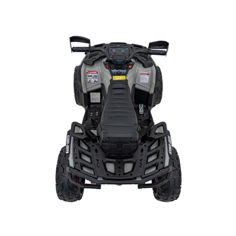 Duży Quad na akumulator + PRZYCZEPA Can Am Outlander 4x200W 24V ATV Szary