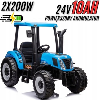 Traktor na akumulator NEW H T7 A011 24V 2x200W + KABINA + PILOT