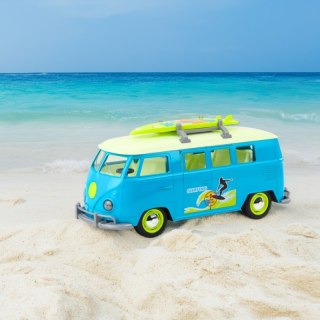 WOOPIE Samochód Bus Surfing Klasyczny Niebieski Ze Światłem I Dźwiękiem Model