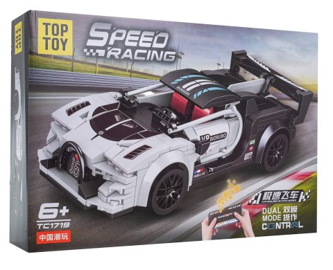 Zestaw Klocków Auto Sportowe Białe R/C