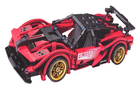 Zestaw Klocków Auto Sportowe Czerwone 482el.