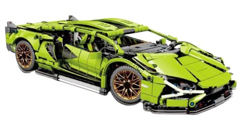 Zestaw Klocków Auto Sportowe Zielone 470el.