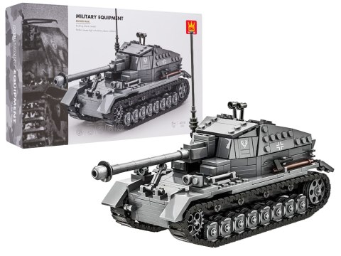 Zestaw Klocków Czołg Szary 632el.