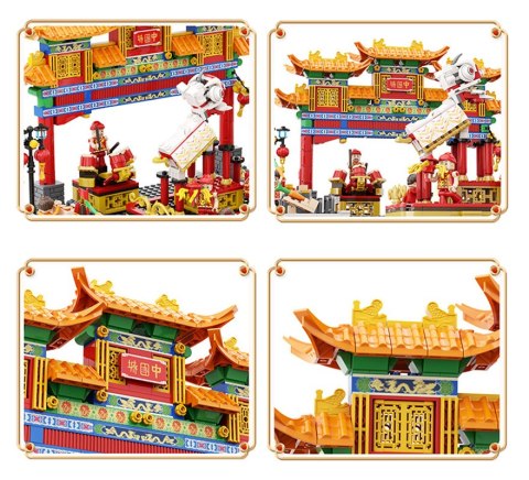 Zestaw Klocków Seria Budynki China Town 1245el.