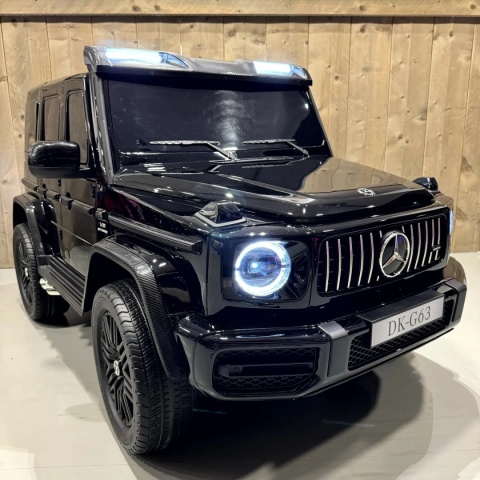 Auto na akumulator Mercedes Benz G63 AMG GIGANT XXL 4x200W 24V Czarny LAKIER + POWIĘKSZONY AKUMULATOR 24V 20AH + MP4