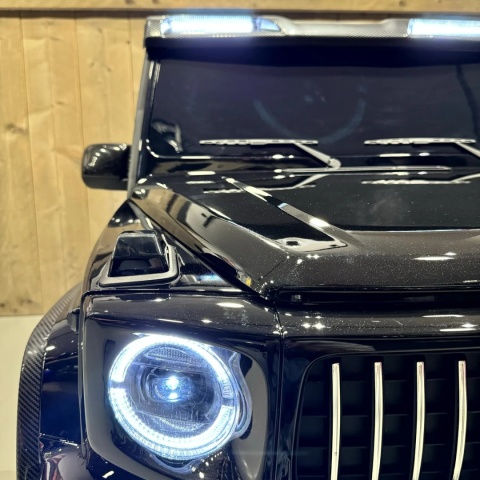 Auto na akumulator Mercedes Benz G63 AMG GIGANT XXL 4x200W 24V Czarny LAKIER + POWIĘKSZONY AKUMULATOR 24V 20AH + MP4