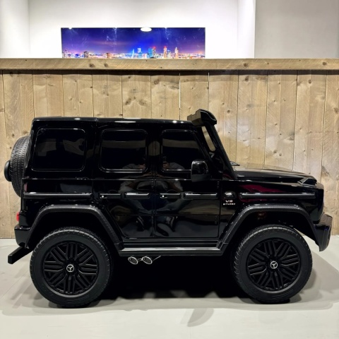 Auto na akumulator Mercedes Benz G63 AMG GIGANT XXL 4x200W 24V Czarny LAKIER + POWIĘKSZONY AKUMULATOR 24V 20AH + MP4