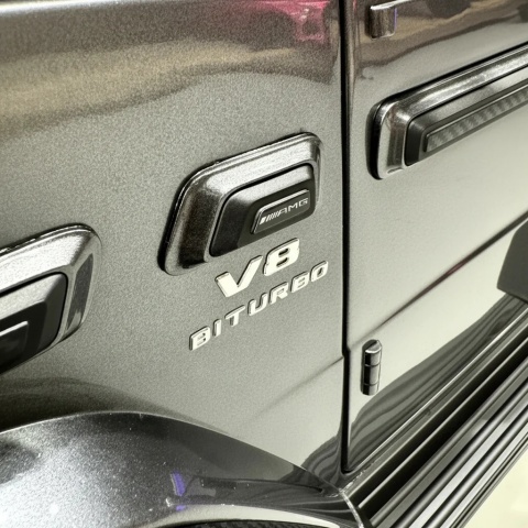 Auto na akumulator Mercedes Benz G63 AMG GIGANT XXL 4x200W 24V Srebrny LAKIEROWANY + Panel MP4 + POWIĘKSZONY AKUMULATOR 24V20Ah