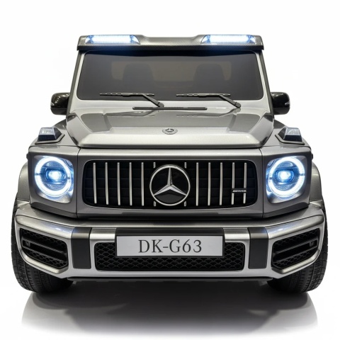 Auto na akumulator Mercedes Benz G63 AMG GIGANT XXL 4x200W 24V Srebrny LAKIEROWANY + Panel MP4 + POWIĘKSZONY AKUMULATOR 24V20Ah