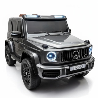 Auto na akumulator Mercedes Benz G63 AMG GIGANT XXL 4x200W 24V Srebrny LAKIEROWANY + POWIĘKSZONY AKUMULATOR 24V20Ah
