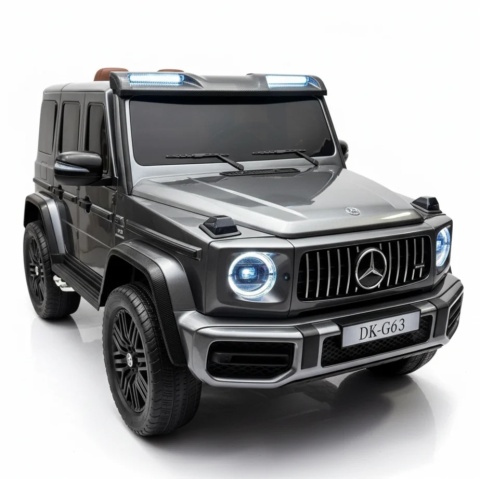 Auto na akumulator Mercedes Benz G63 AMG GIGANT XXL 4x200W 24V Srebrny LAKIEROWANY + Panel MP4 + POWIĘKSZONY AKUMULATOR 24V20Ah