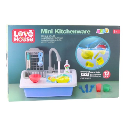 Elektryczny Zlewozmywak Z Obiegiem Wody Zmiana Koloru Pod Ciepłą Wodą 12el.