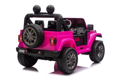 Pojazd Jeep Wrangler Rubicon LIFT Różowy