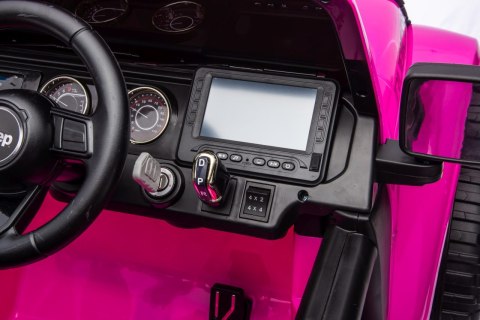 Pojazd Jeep Wrangler Rubicon LIFT Różowy