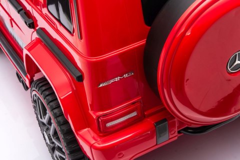 Pojazd Mercedes G63 AMG LIFT Czerwony