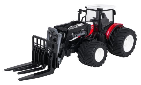 Traktor Czerwony R/C Z Turem