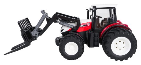 Traktor Czerwony R/C Z Turem