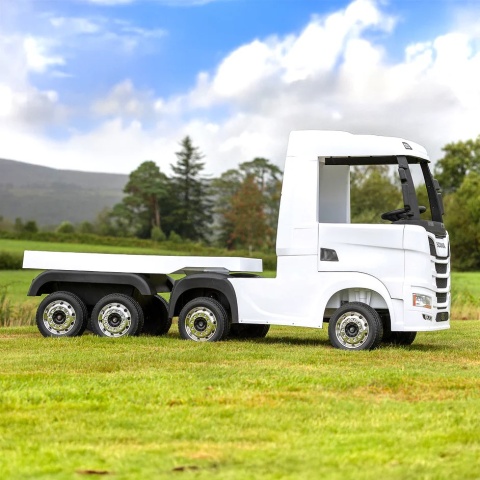 ZESTAW TIR Ciężarówka + Naczepa Scania R-SERIE 4x4W biała