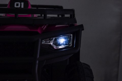 Pojazd Quad 4x4 ATV WOLF Różowy