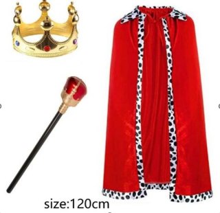 Strój Karnawałowy Król 120cm