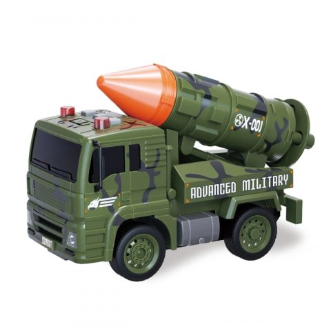 WOOPIE Zestaw Pojazdów Wojskowych z Wyrzutnią Czołg Helikopter 4SZT Skala 1:20