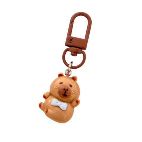 Zestaw Mini Breloczki Kapibara Figurki Ozdoby Do Kluczy 4 szt.
