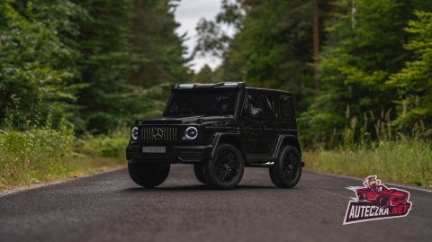 OUTLET Auto na akumulator Mercedes Benz G63 AMG GIGANT XXL 4x200W 24V Czarny + POWIĘKSZONY AKUMULATOR 24V 20AH