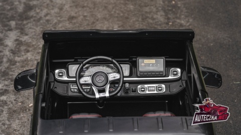 OUTLET Auto na akumulator Mercedes Benz G63 AMG GIGANT XXL 4x200W 24V Czarny + POWIĘKSZONY AKUMULATOR 24V 20AH