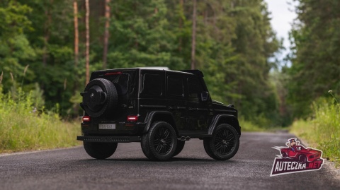 OUTLET Auto na akumulator Mercedes Benz G63 AMG GIGANT XXL 4x200W 24V Czarny + POWIĘKSZONY AKUMULATOR 24V 20AH