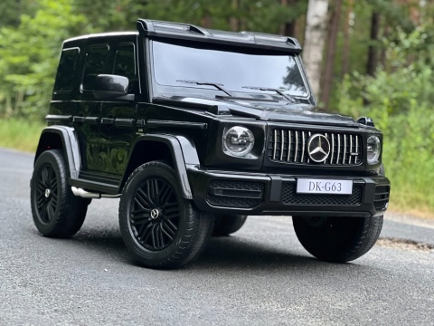 OUTLET Auto na akumulator Mercedes Benz G63 AMG GIGANT XXL 4x200W 24V Czarny + POWIĘKSZONY AKUMULATOR 24V 20AH