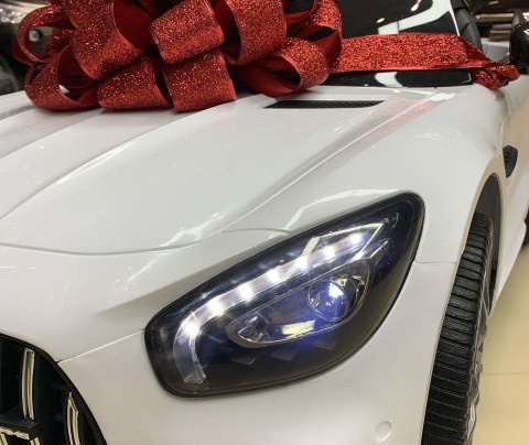 OUTLET Mercedes GTR-S Auto na akumulator EVA SKÓRA Pilot