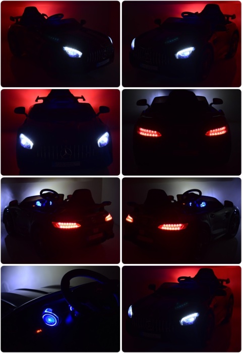 OUTLET Mercedes GTR-S Auto na akumulator EVA SKÓRA Pilot