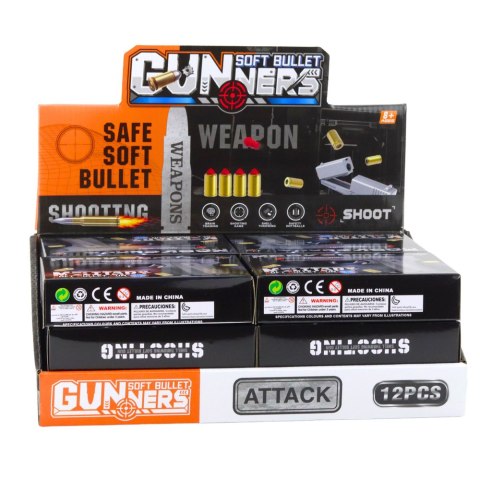 Mini Pistolet Broń Na Naboje I Łuski Czarny 13,5 cm