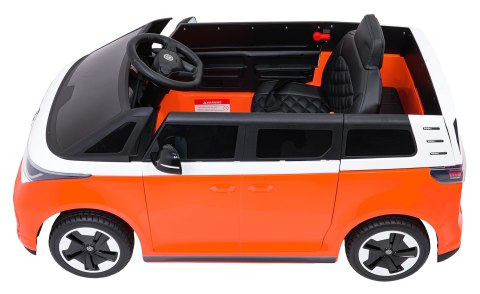Auto na akumulator Volkswagen ID BUZZ 2x45W 12V + PILOT Pomarańczowy