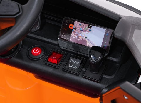 Auto na akumulator Volkswagen ID BUZZ 2x45W 12V + PILOT Pomarańczowy