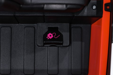 Auto na akumulator Volkswagen ID BUZZ 2x45W 12V + PILOT Pomarańczowy