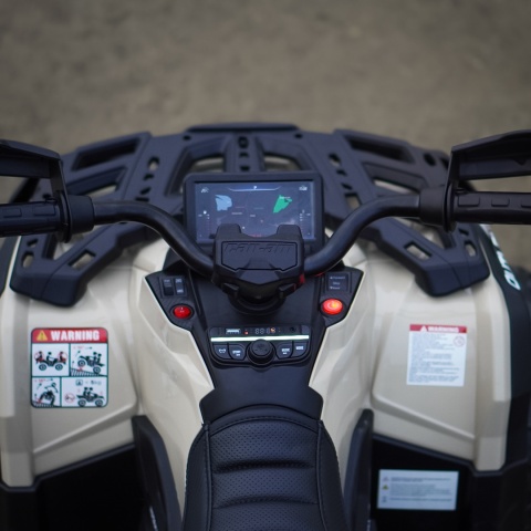 Duży Quad Can Am Outlander ATV 4x200W 24V7Ah Khaki