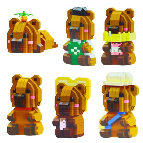 Klocki Konstrukcyjne Kapibara Figurka 3D 204 - 263 el.
