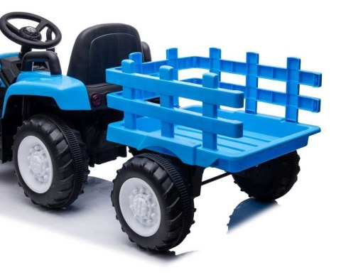 Traktor Na Akumulator + PRZYCZEPA A011 NEW HOLLAND T7 24V 2x200W + POWIĘKSZONY AKUMULATOR