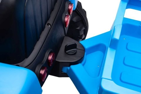 Traktor Na Akumulator + PRZYCZEPA A011 NEW HOLLAND T7 24V 2x200W + POWIĘKSZONY AKUMULATOR