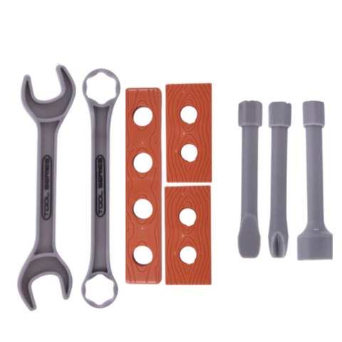 Warsztat Małego Majsterkowicza Wiertarka Stołowa Narzędzia Akcesoria 18 el.