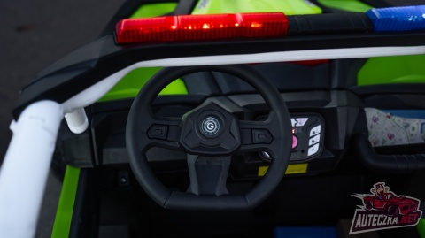 Autko na akumulator BUGGY Policyjne 4x200W 24V